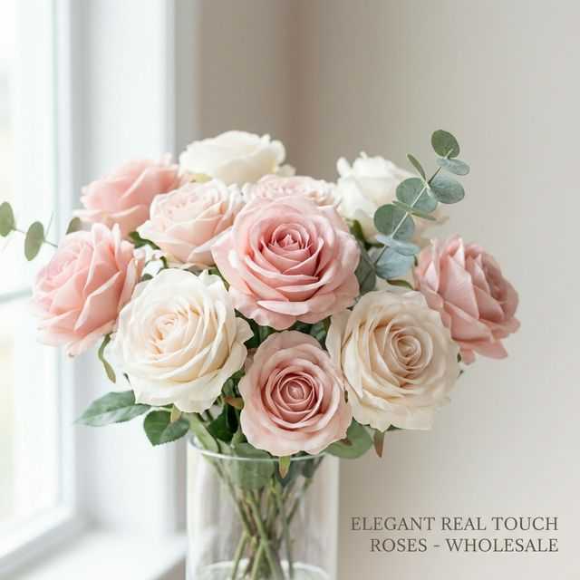 Real Touch Roses Wholesale