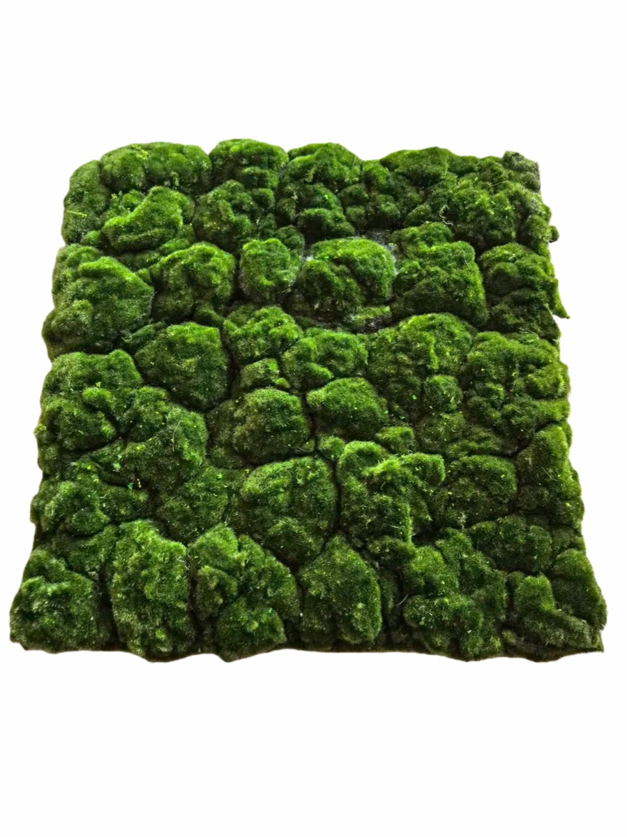 Artificial Moss Turf Panel - Lush Dense Texture - Green Wall & Display Backdrops - 50x50cm by Everbloom Florals