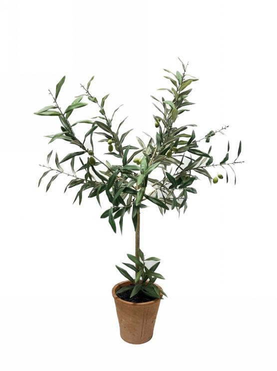 104.14CM Curled Olive Leaf with Fruit Potted Plant