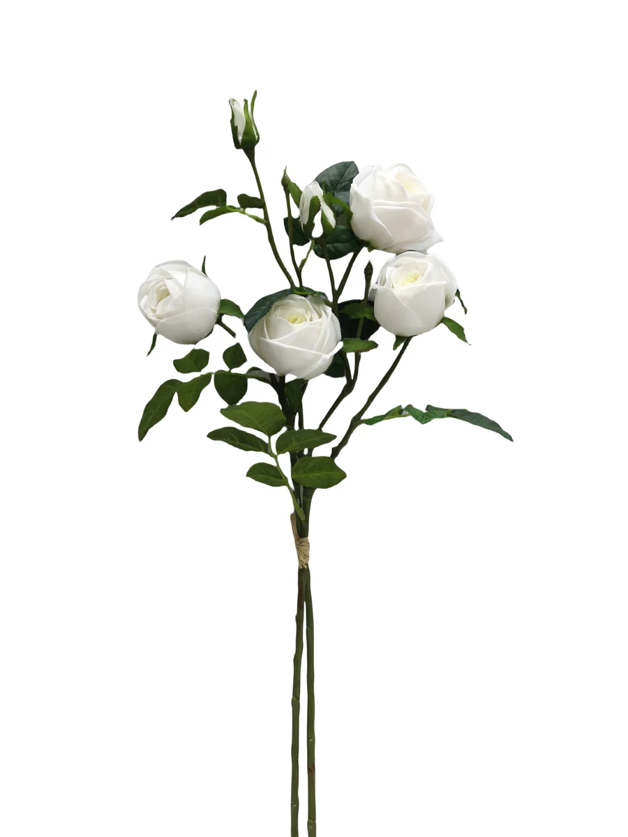 Real Touch Artificial Rose Stem - 6 Heads - 31.50" thumbnail 11
