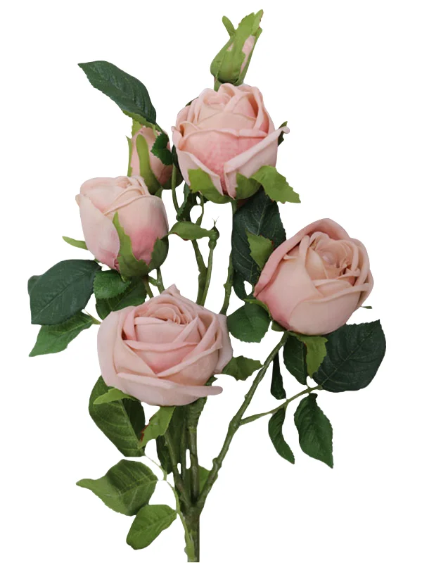 Real Touch Artificial Rose Stem - 6 Heads - 31.50" thumbnail 4