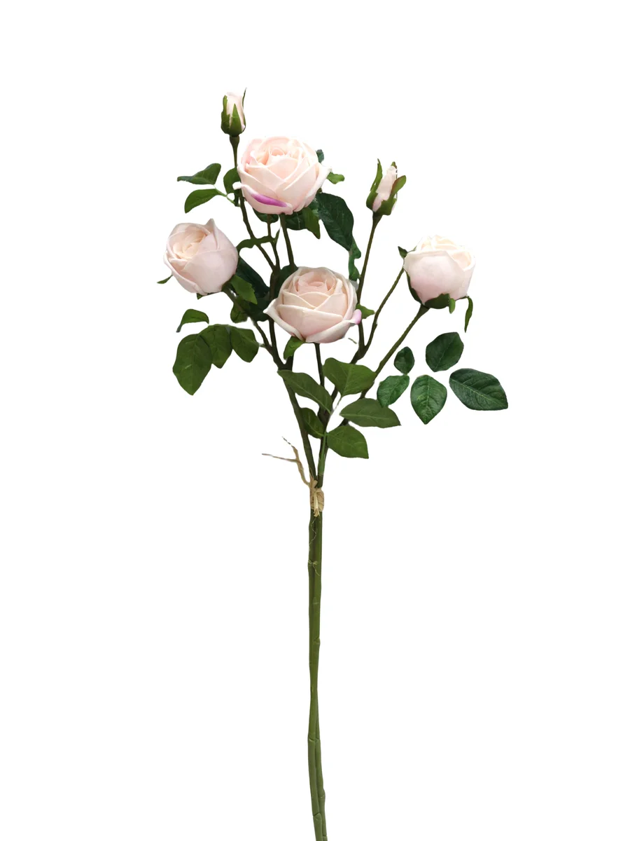 Real Touch Artificial Rose Stem - 6 Heads - 31.50" thumbnail 5