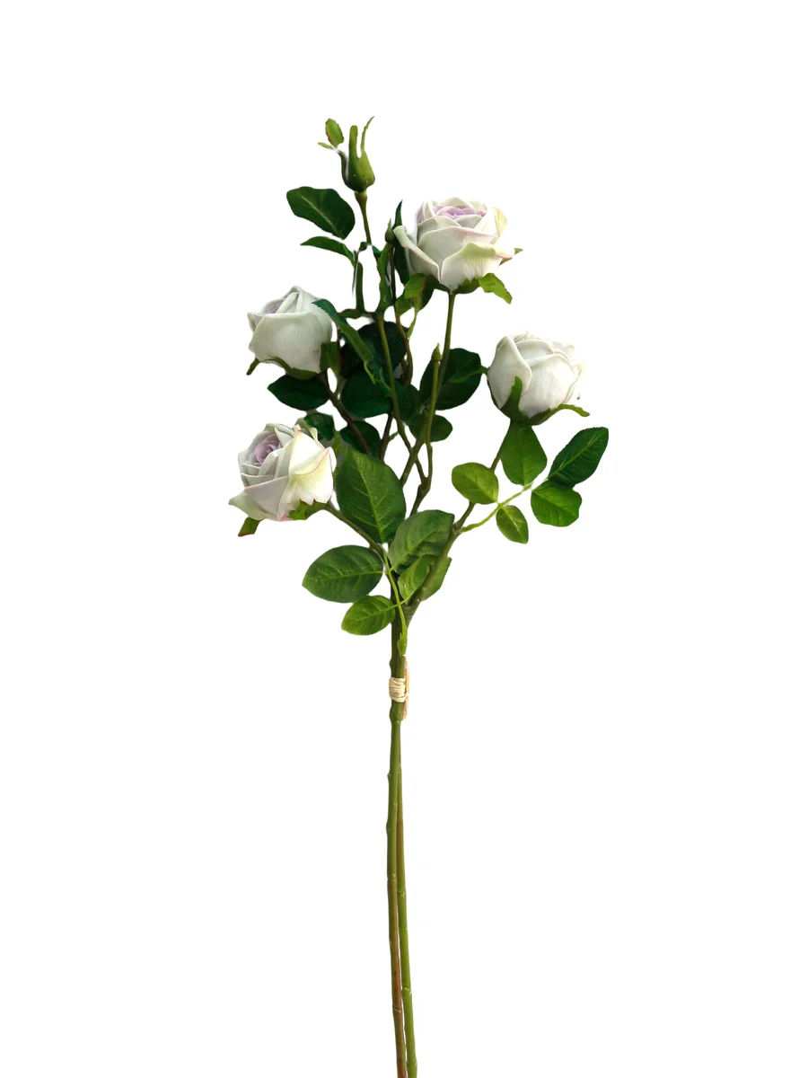 Real Touch Artificial Rose Stem - 6 Heads - 31.50" thumbnail 9